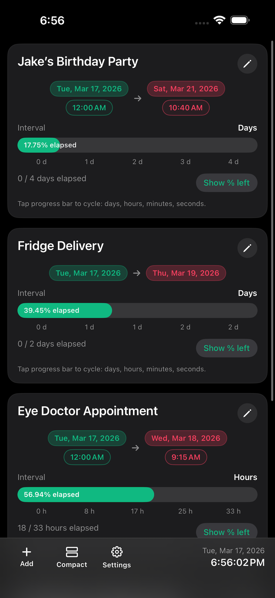 Progress Trail app screenshot 4
